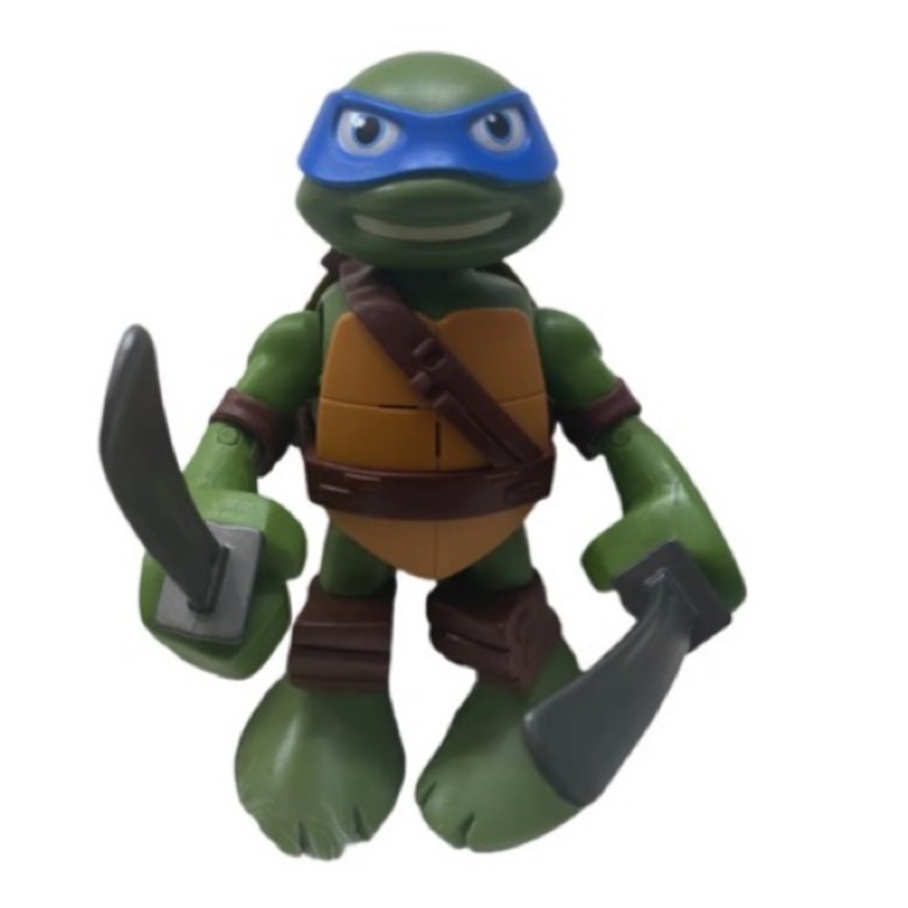 2014 Viacom Talking Teenage Mutant Ninja Turtle Leonardo 6" TMNT Action Figure
